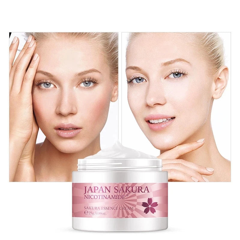 LAIKOU Sakura Serum and Collagen Face Cream Set