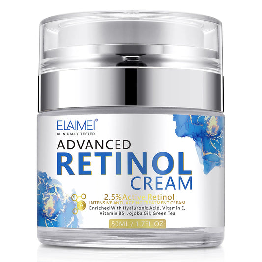 ELAIMEI Face Cream (Retinol/  Hyaluronic Acid/ Vitamin C/ Coffee)
