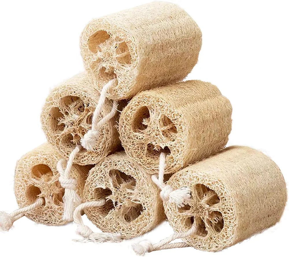LOOFAH Brushes Bath Body Sponge Scrubber