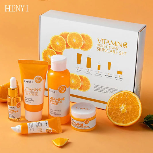 LAIKOU Vitamin C Facial Skin Care Set (5pcs)