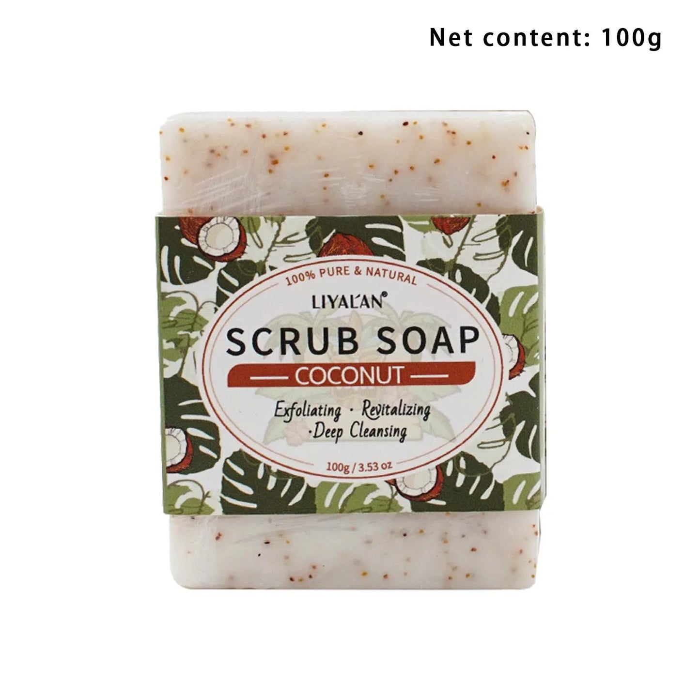 SCRUB SOAP Bar Pure Handmade Soap