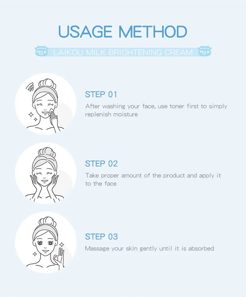 LAIKOU Milk Suyan Whitening and Moisturizing Cream