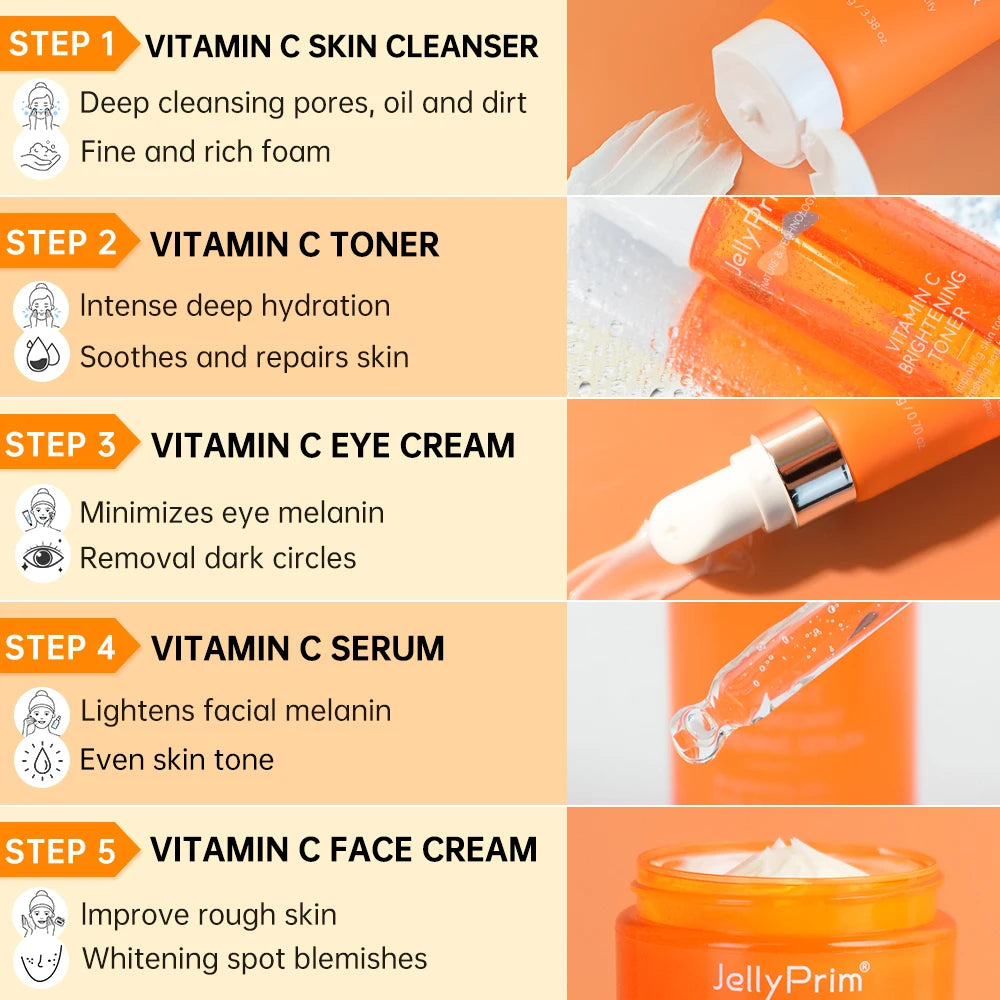 JELLYPRIM Vitamin C Skincare Set