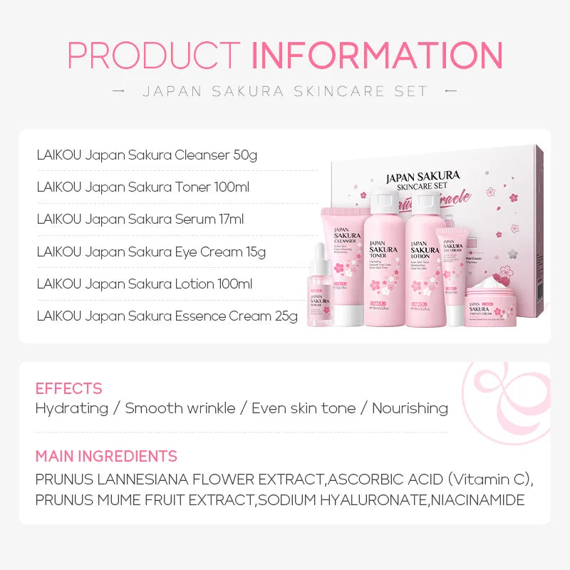 LAIKOU Sakura Skin Care Set