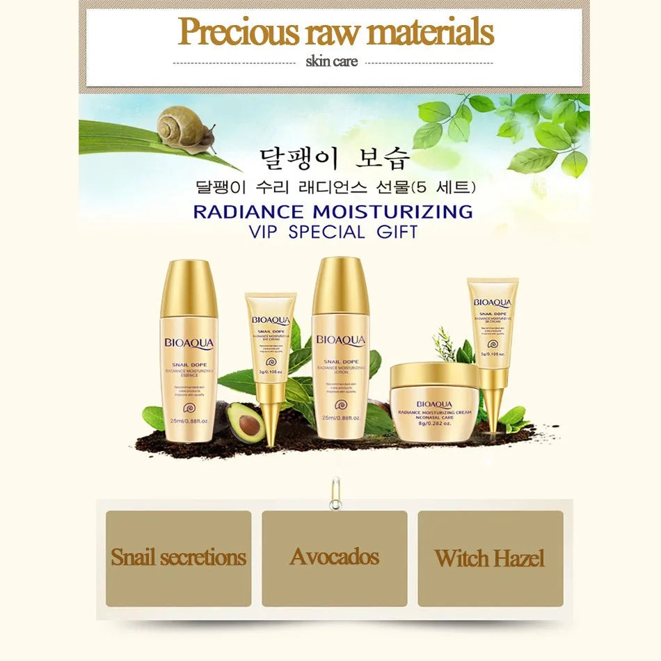 BIOAQUA Snail Collagen Face Care Sets