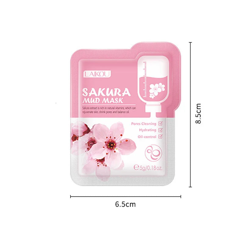 LAIKOU 7pcs Facial Cleansing and Brightening Masks