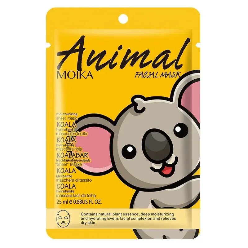 MOIKA 16pcs/lot Animal Moisturizing Face Mask