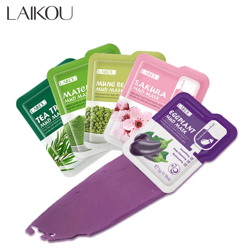 LAIKOU 5pcs Mud Mask Clay